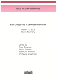 New Directions in 3D User Interfaces