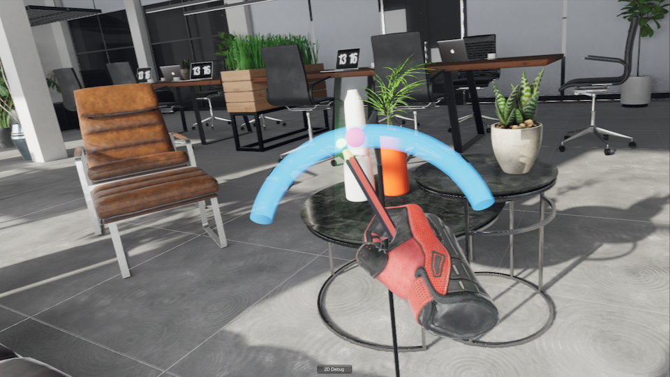 The Effects of Biophilic Design on Steering Performance in Virtual Reality