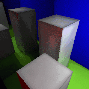 Calculating Global Illumination for Glossy Surfaces