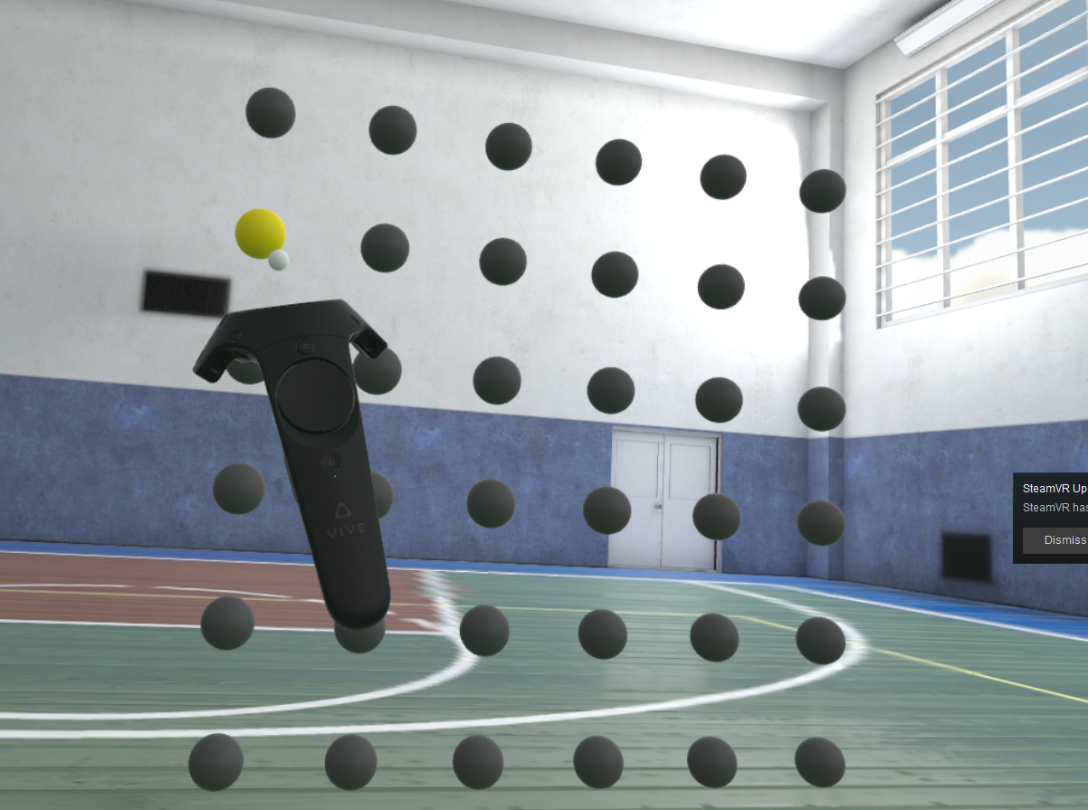 Eye-Hand Coordination Training for Sports with Mid-air VR