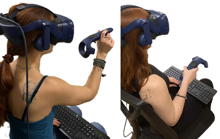 Effect of Grip Style on Pointing in Head Mounted Displays