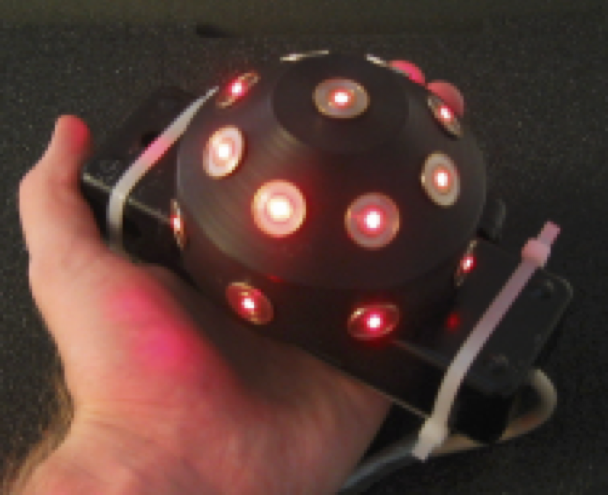 The Hedgehog: A Novel Optical Tracking Method for Spatially Immersive Displays